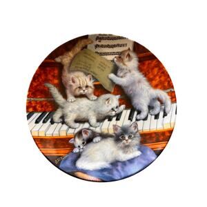 Making Music Collector Plate Litter
Rascals Jurgen Scholz Cats Kittens 8
1/4"